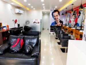 Image of HabibsHairandBeauty1 at Door no . 27-14/27, osman nagar road, opposite to HP petrol pump.