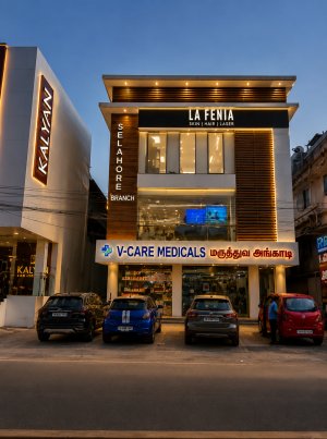 Image of LA-FENTAFAMILYBEAUTYZONE at 2nd Floor, LA-FENTA FAMILY BEAUTY ZONE Seashore Arcade |, Chandapura - Kottapuram Bypass Rd, above V-Care Medicals, Kodungallur, Kerala 680664