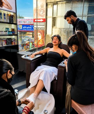 Image of THEGODBARBER at Plot no.- 153, 1st Floor, Near Reliance Fresh, Opp. Tarak Hospital, Metro Pillar No.- 789, Dwarka Mor.
