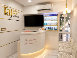Image of TajSkinHairClinic at Stilt floor, Vishnu Arcade, Karve Rd, next to Hotel Sheetal, near Karve statue, Mayur Colony, Kothrud,