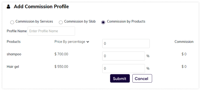 Commission Structures