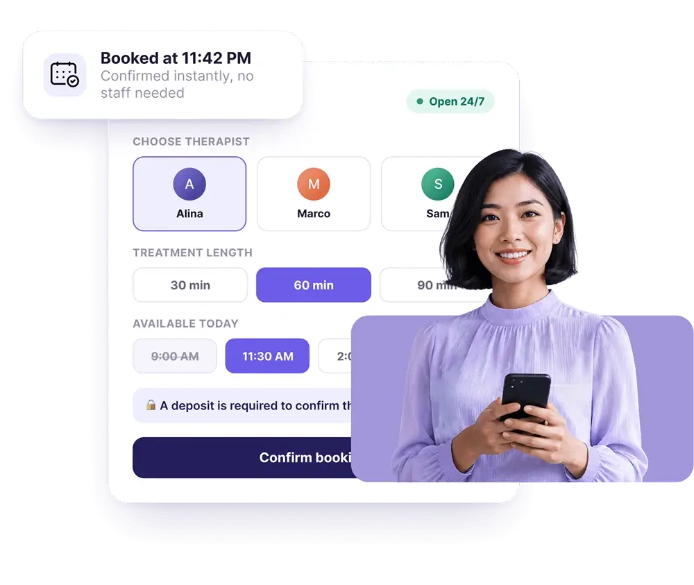 Massage Booking Software That Works Around the Clock