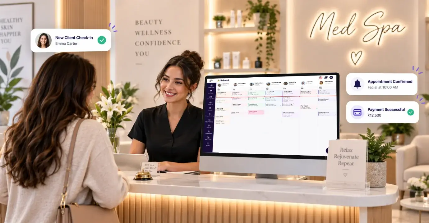 Med spa reception