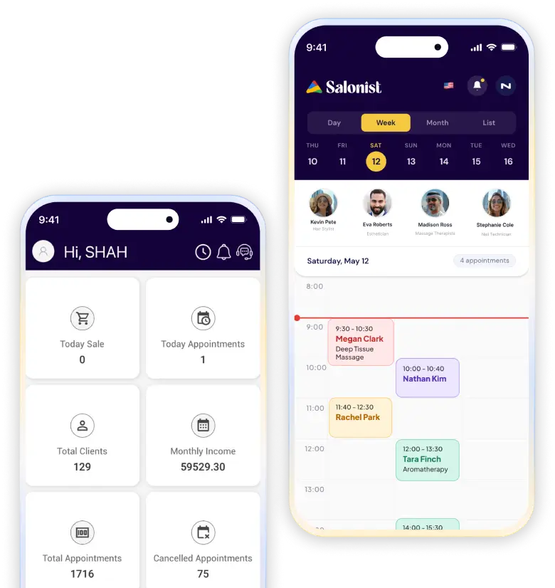 Hair Salon App for Owners & Stylists