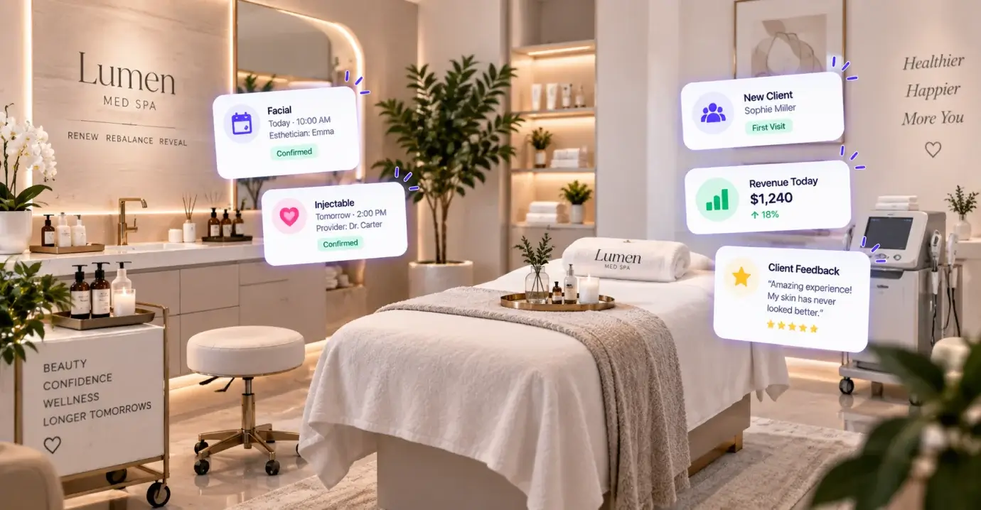 Premium spa interior