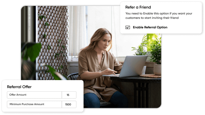 Reward Points for Customer Referral