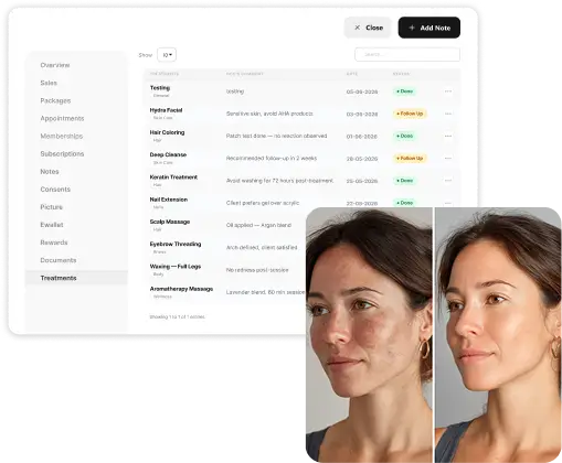 Treatment Records and Before-and-After Photos