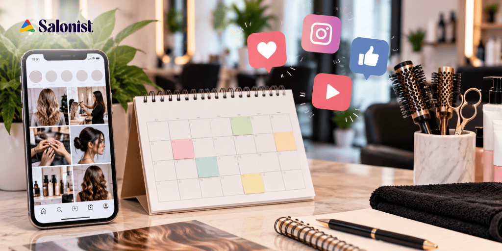 Salon Social Media Content Calendar: 30 Post Ideas for 2026